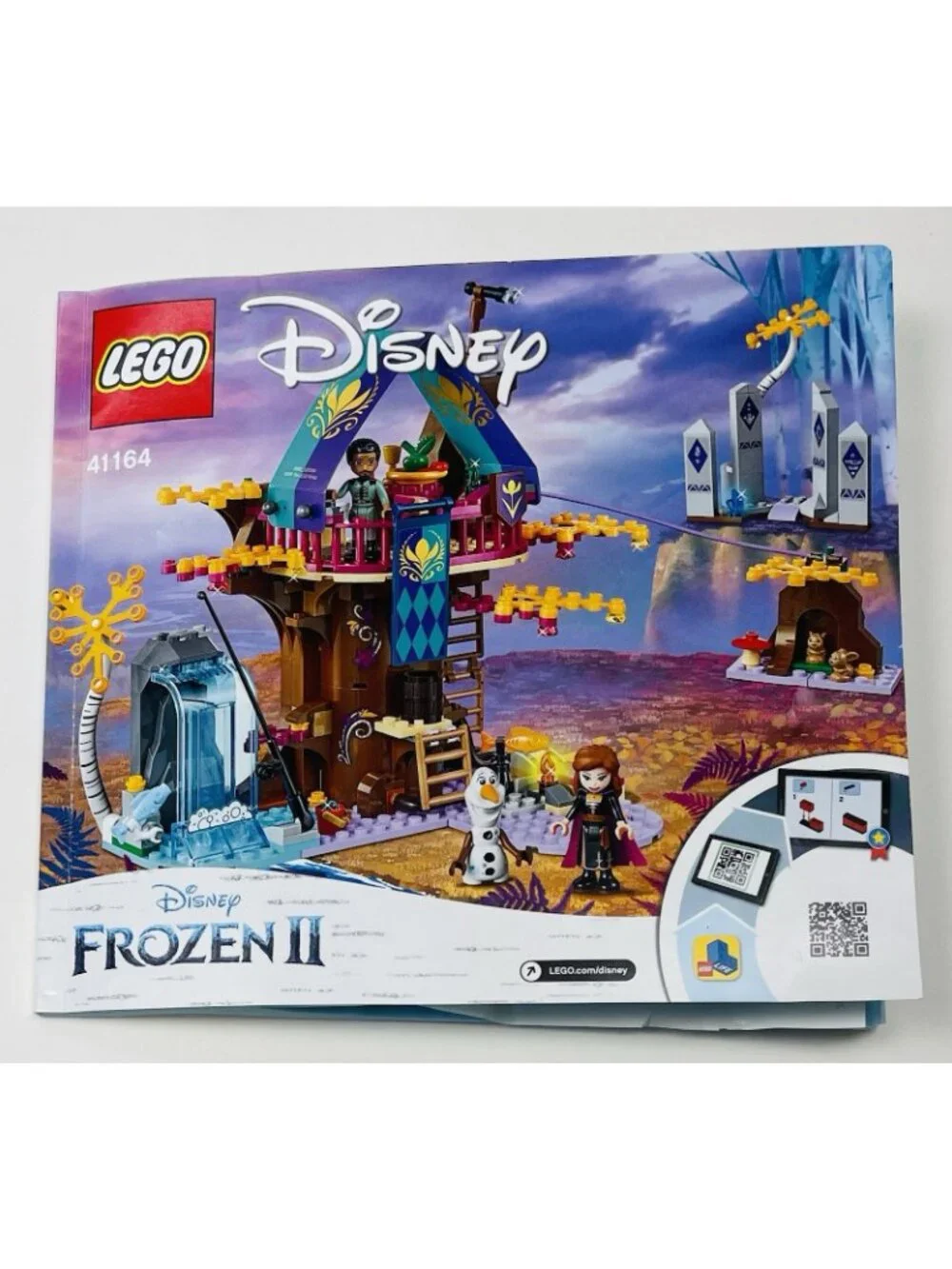 LEGO Disney Frozen II ENCHANTED TREEHOUSE 302pcs #41164 COMPLETE + Box Extra Fig